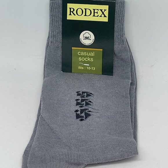 NWT Rodex Men's Casual Dress Socks - Gray & Brown - Size 10-13 - 3 Pairs - Picture 4 of 6